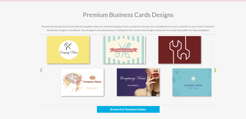 customizable business cards templates